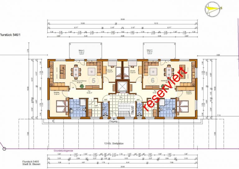 Obergeschoss Wohnung 6 reserviert