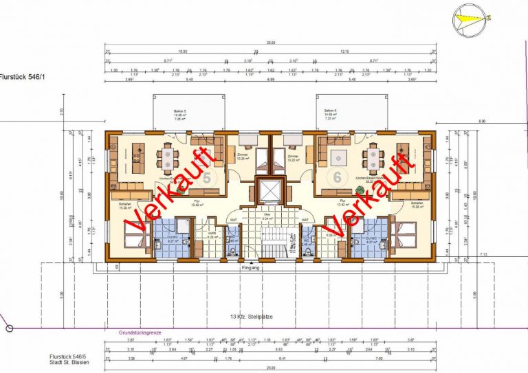 Obergeschoss verkauft